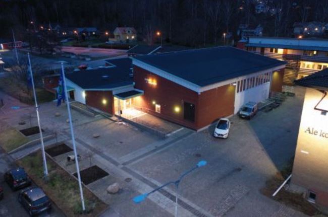 Kommunfullmäktiges möteslokal i Alafors